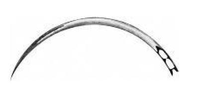 ШОВНА ГОЛКА №B15 КОЛЮЧА 20 mm, Ø 0,60 mm